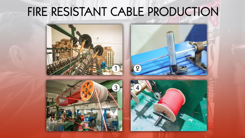FIRE RESISTANT CABLE PRODUCTION
